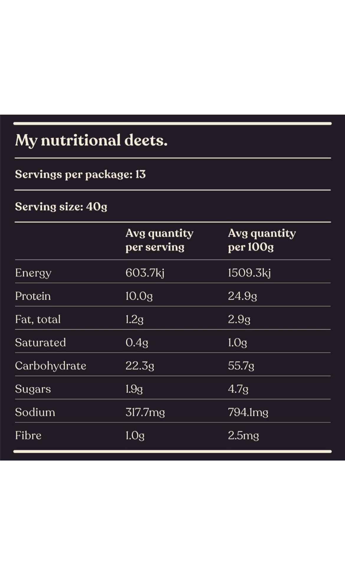 Protein Pancake Mix Medium