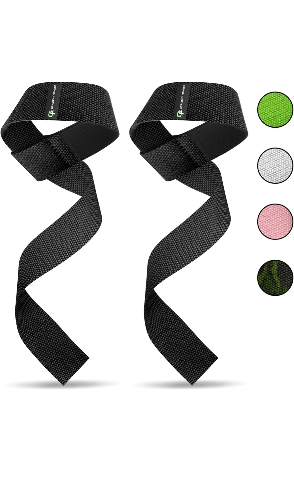 Fitness Weight Lifting Wrist Straps (2 Pack)