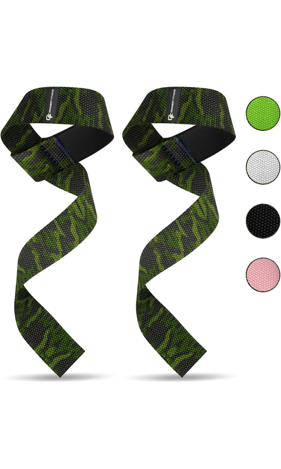 Fitness Weight Lifting Wrist Straps (2 Pack)