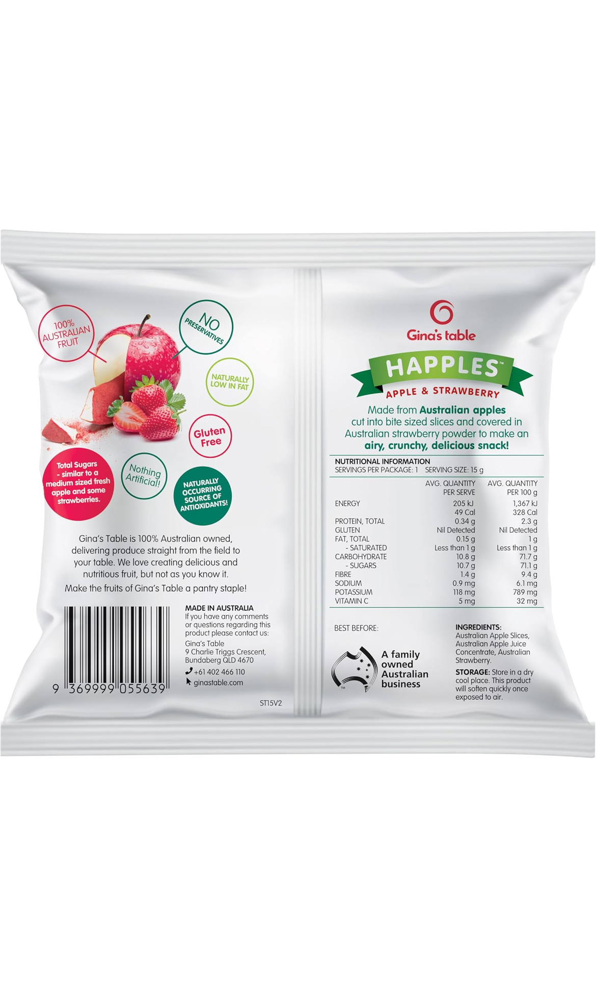 Crispy Apple Slices - Freeze Dried