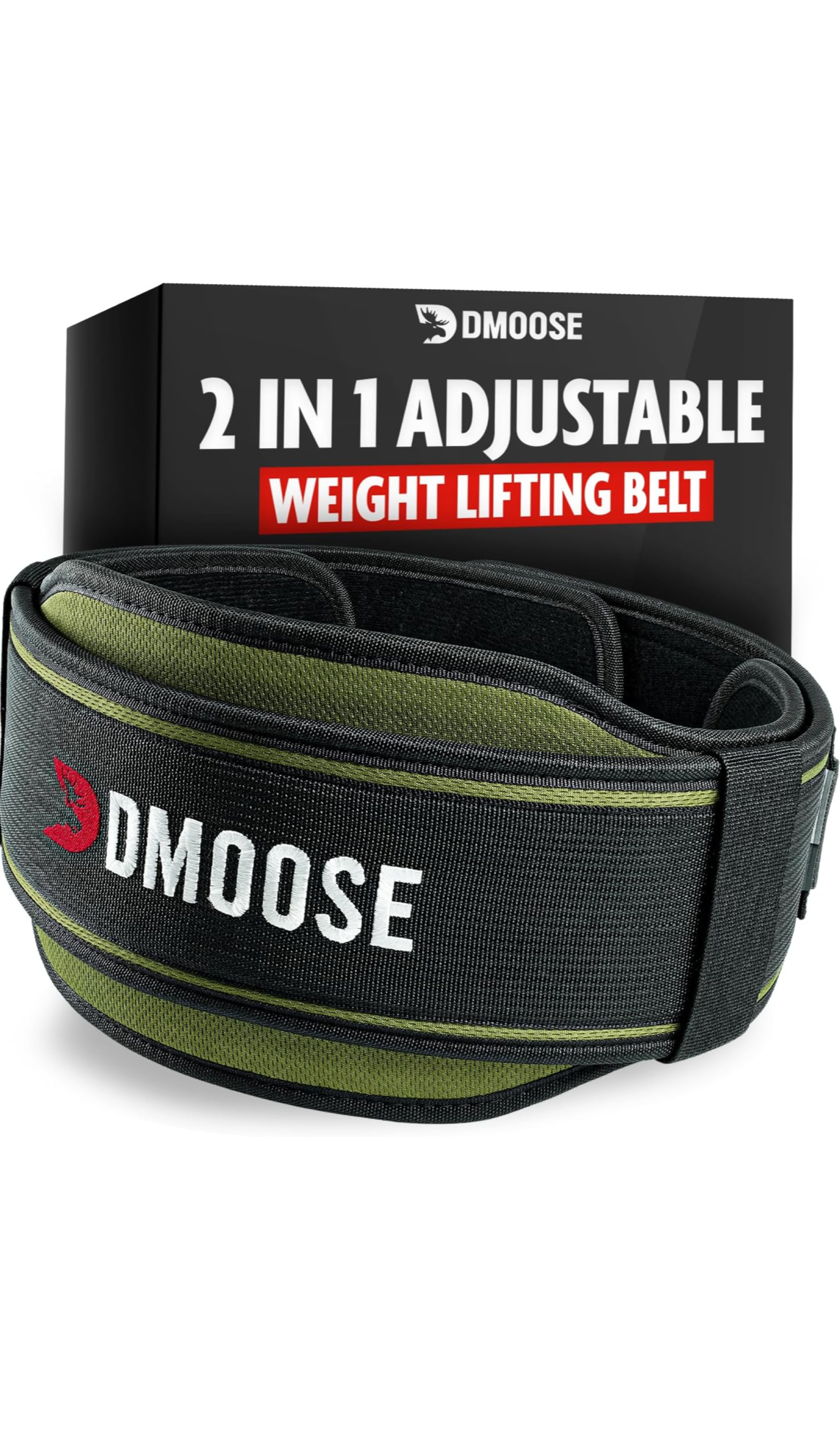 Lifting Belt for Men & Women - 2 in 1