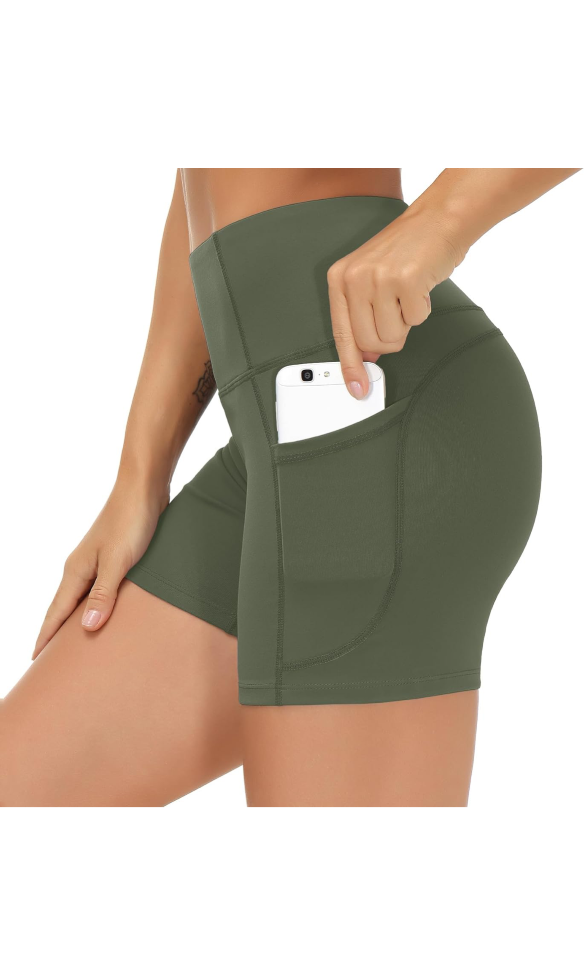 High Waist Yoga Shorts for Women's