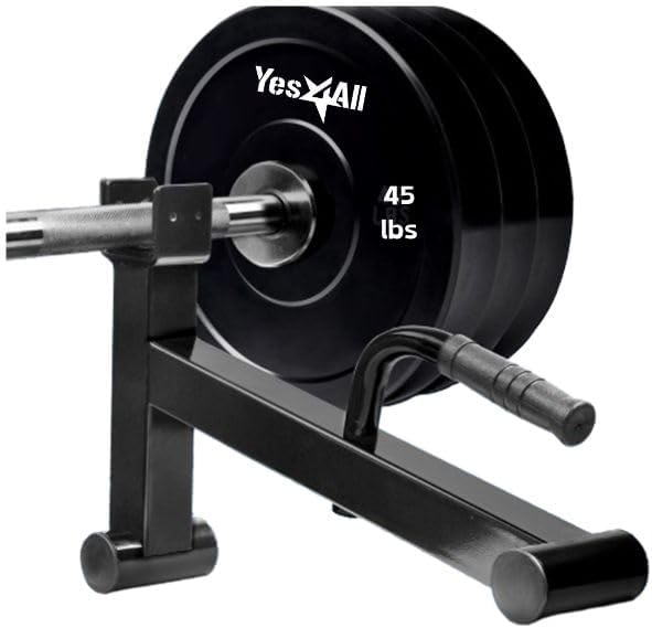 Mini Deadlift Barbell Jack with Non-Slip Rubber Handle 