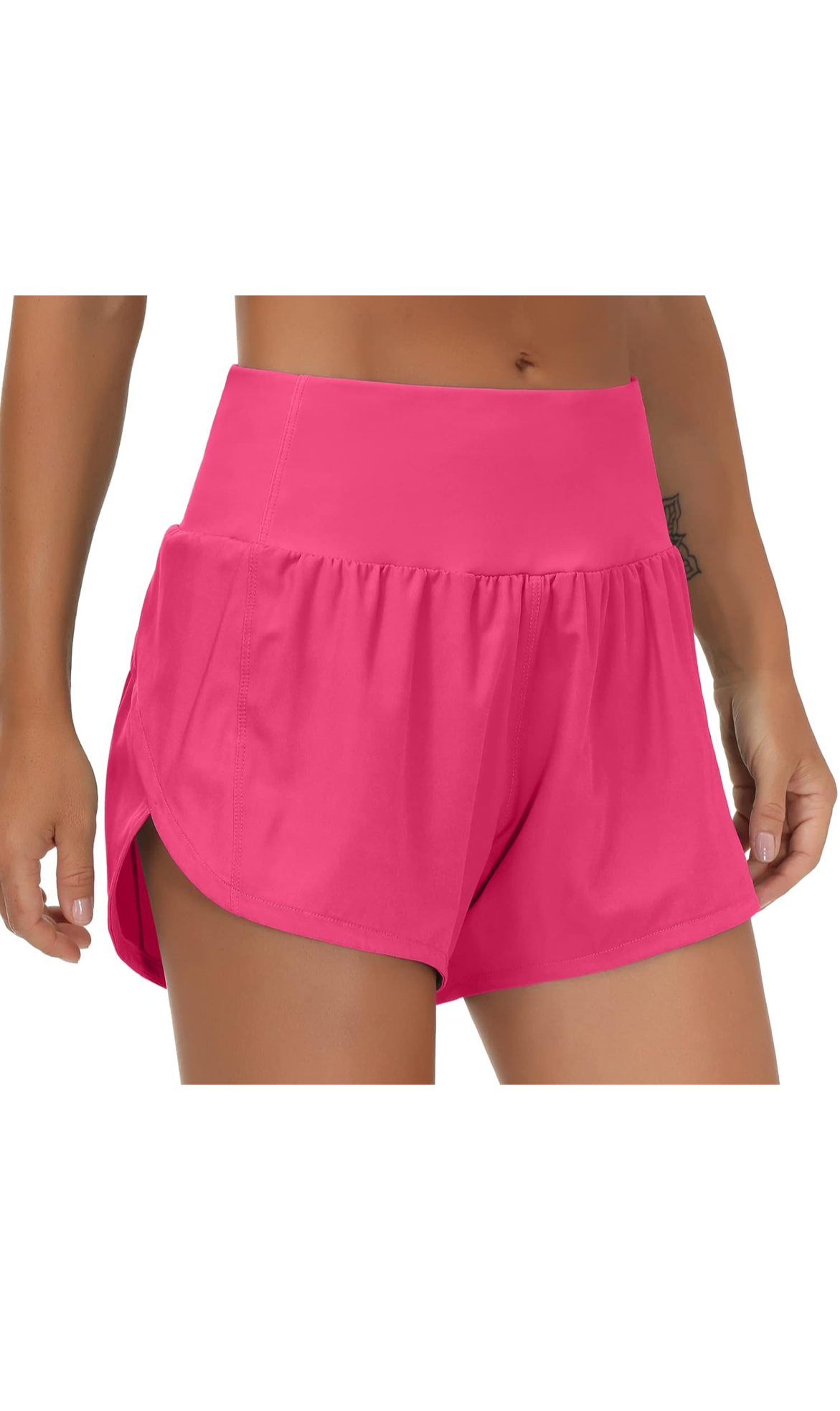 Womens High Waisted Running Shorts