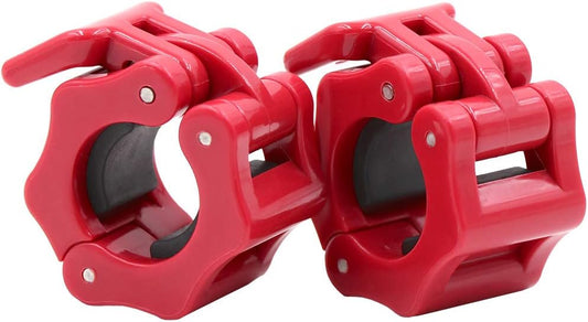 Barbell Clamps Red