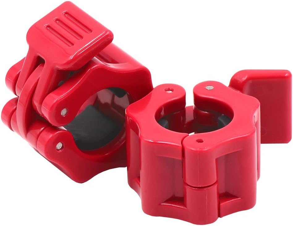 Barbell Clamps Red