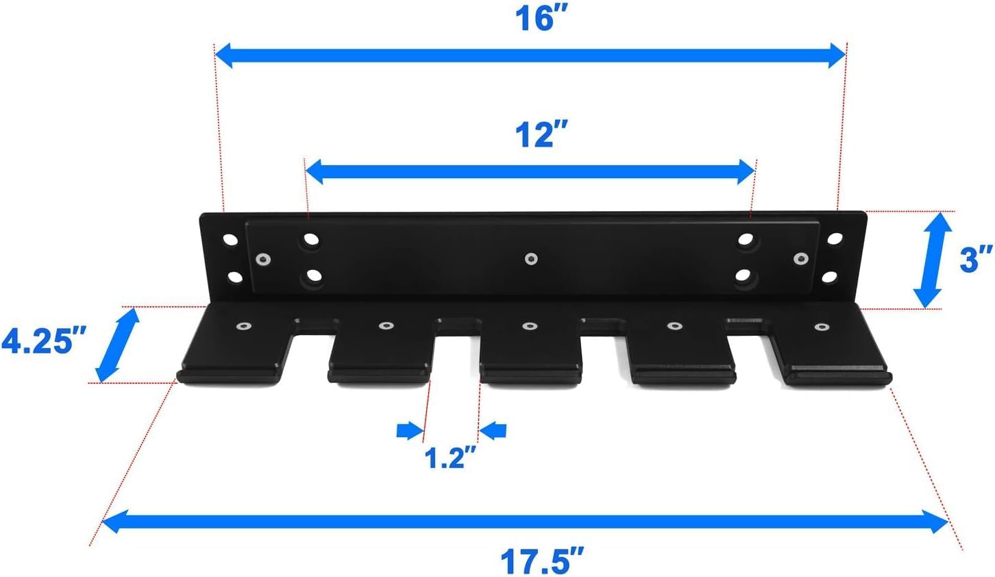 Vertical Wall Mounted Olympic Barbell Holder