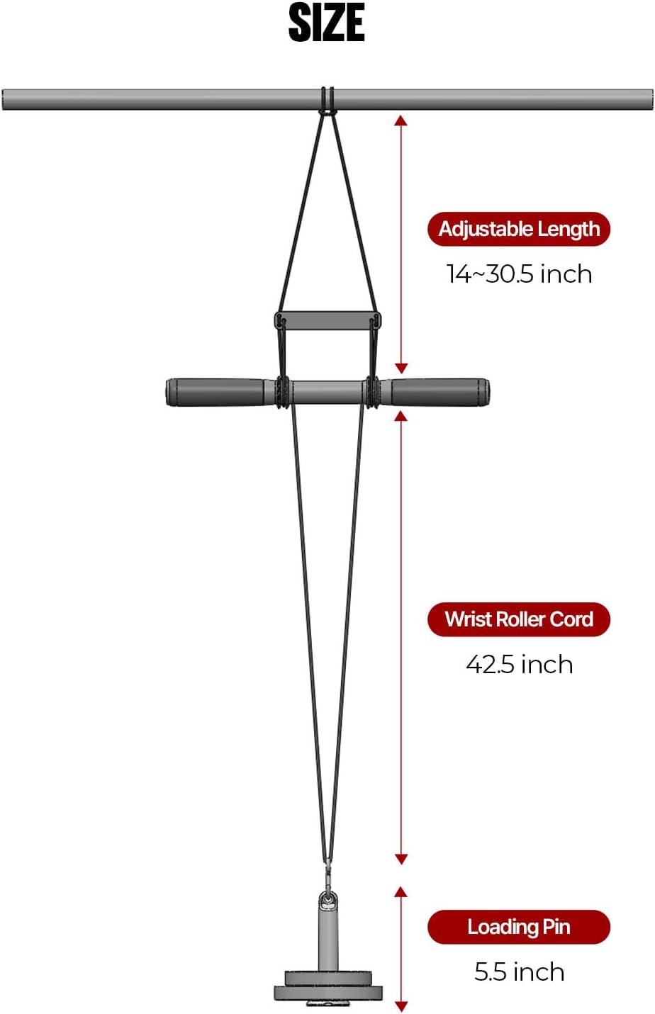 Wrist Roller Forearm Blaster