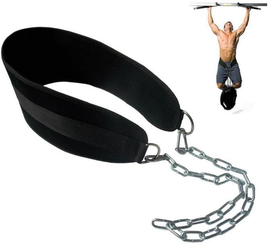 Belt Weighted Dip Belt with Chain Double 