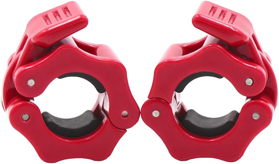 Barbell Clamps Red