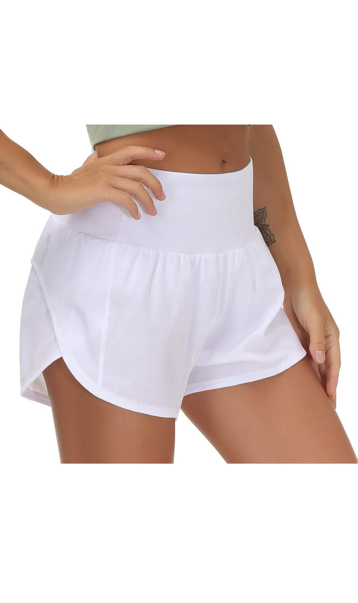 Womens High Waisted Running Shorts