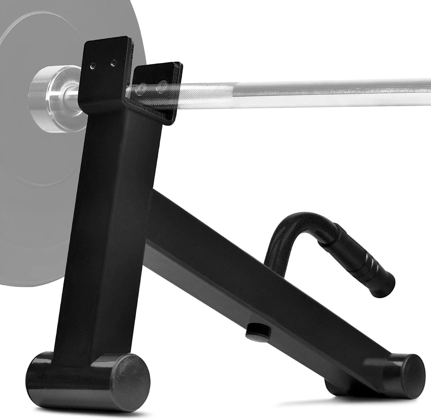 Mini Deadlift Barbell Jack with Non-Slip Rubber Handle 