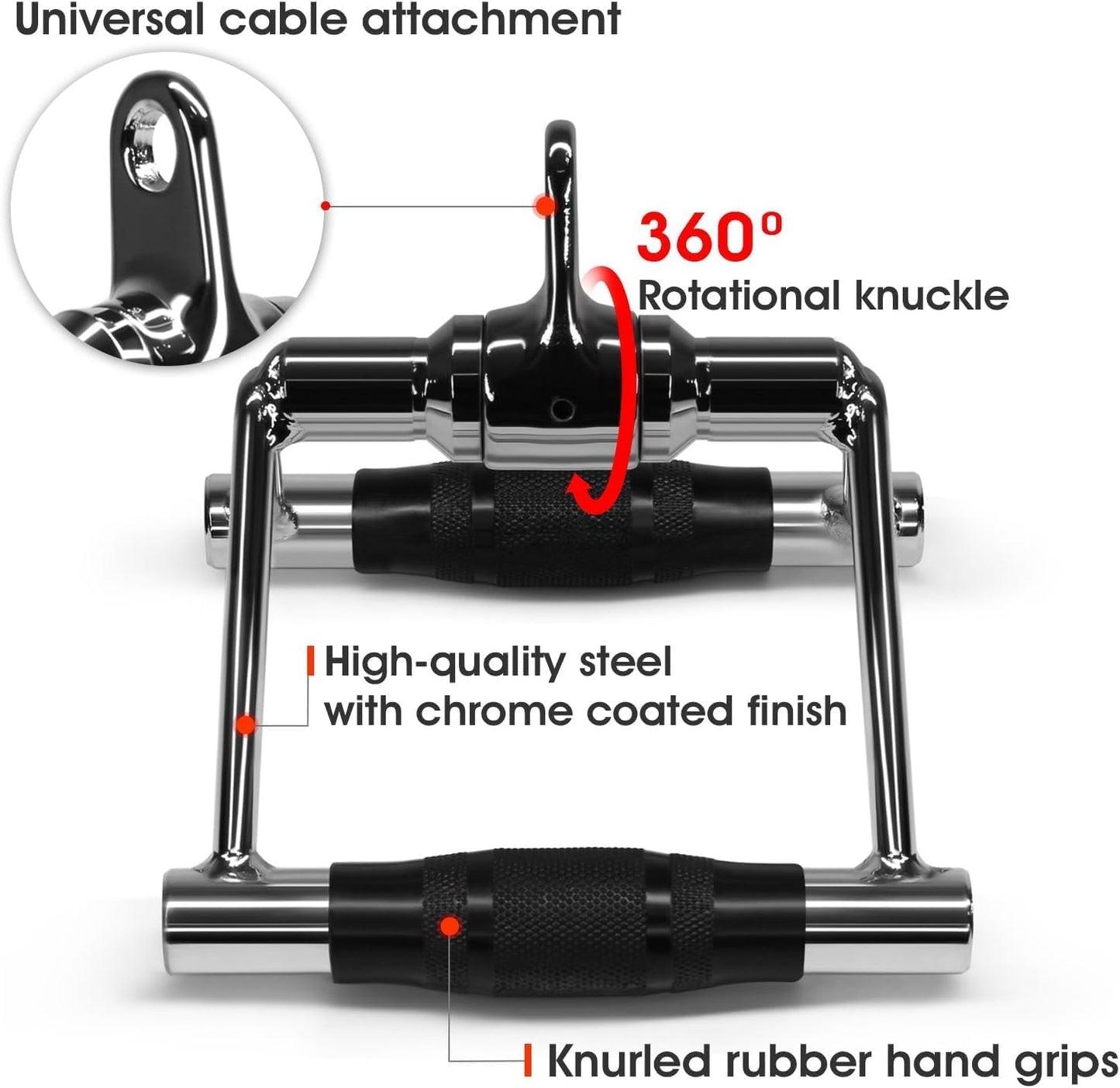 Double D Row Handle Cable Attachment