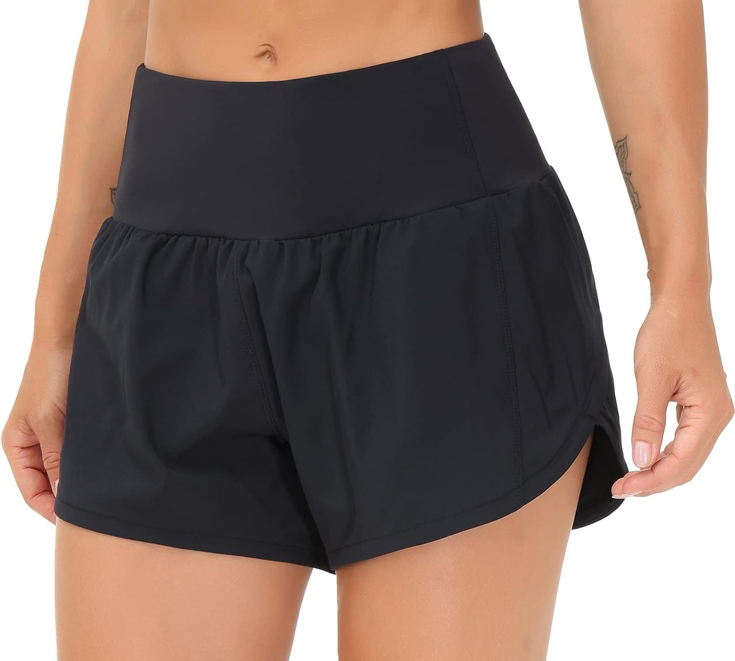 Womens High Waisted Running Shorts