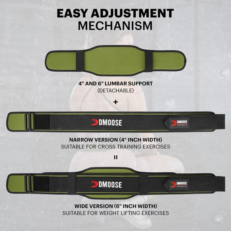 Lifting Belt for Men & Women - 2 in 1