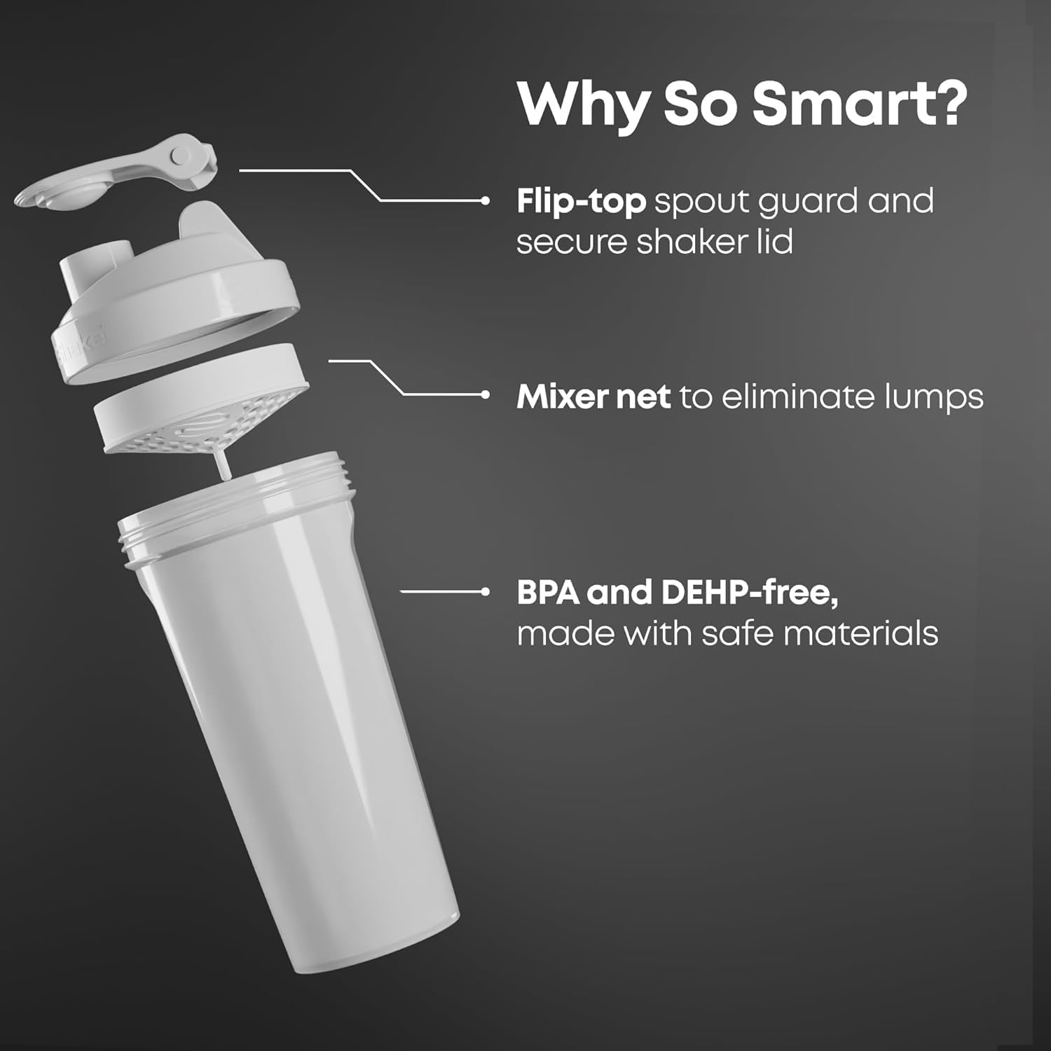 Protein Shaker Bottle 800 ml