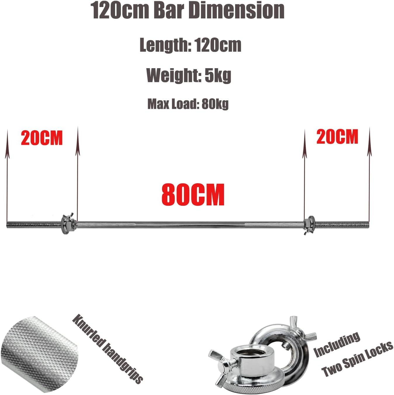 Barbell Dumbell Bar - Tricep Bar