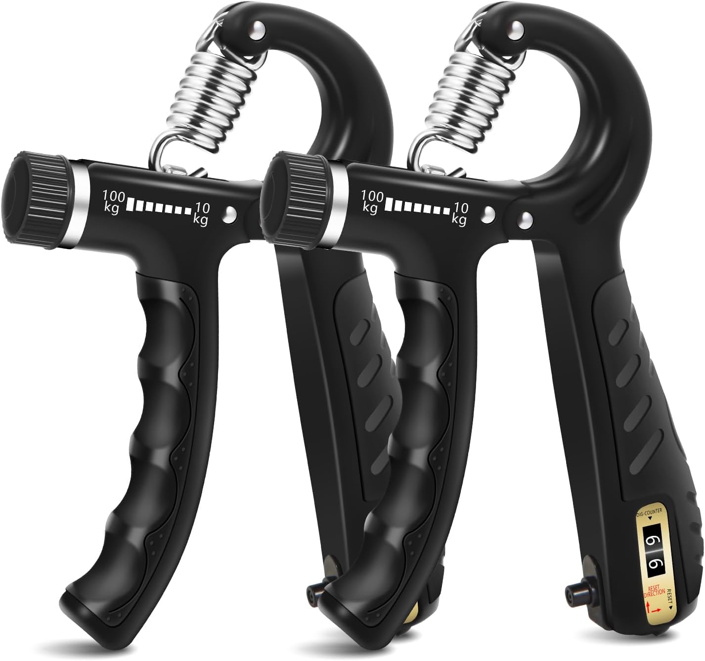 Grip Strength Trainer with 22-220Lbs 