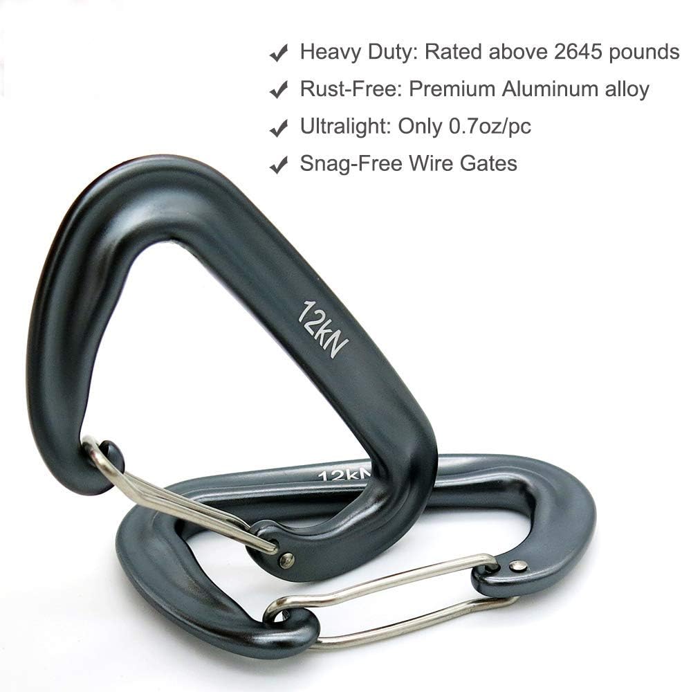 Heavy-Duty Carabiner Clips