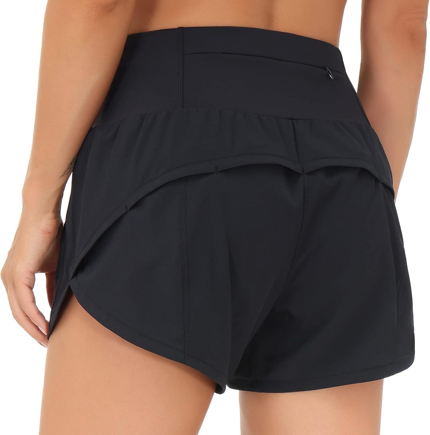 Womens High Waisted Running Shorts