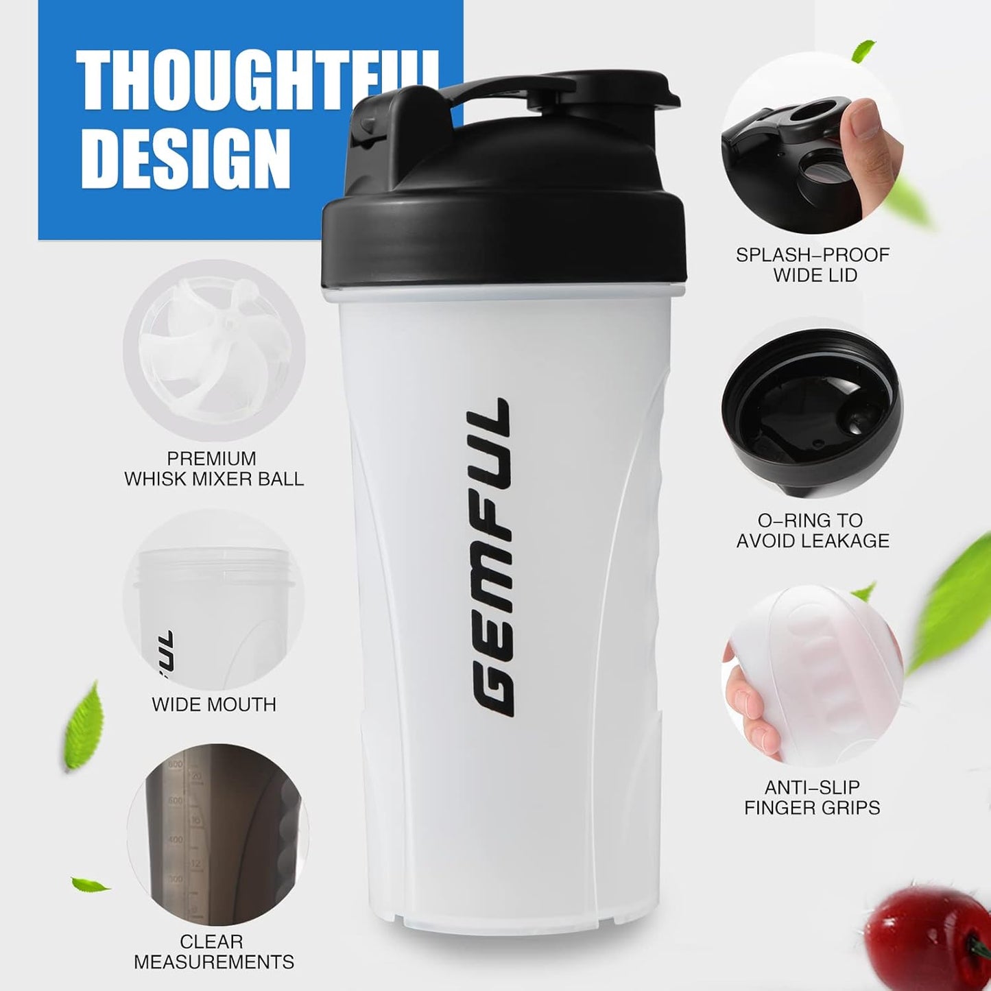 Shaker Bottle for Protein Mixes