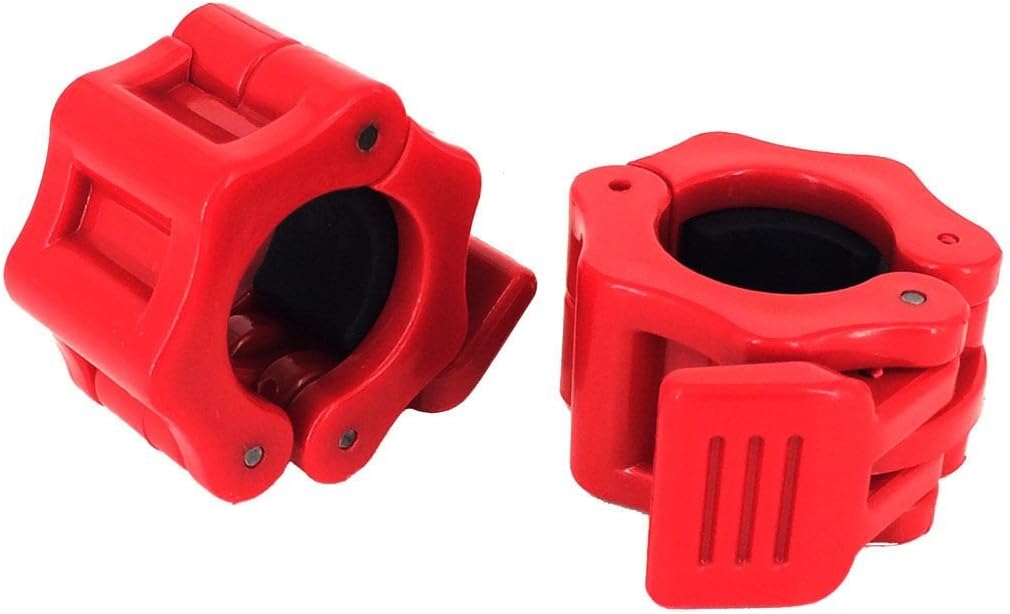 Barbell Clamps Red