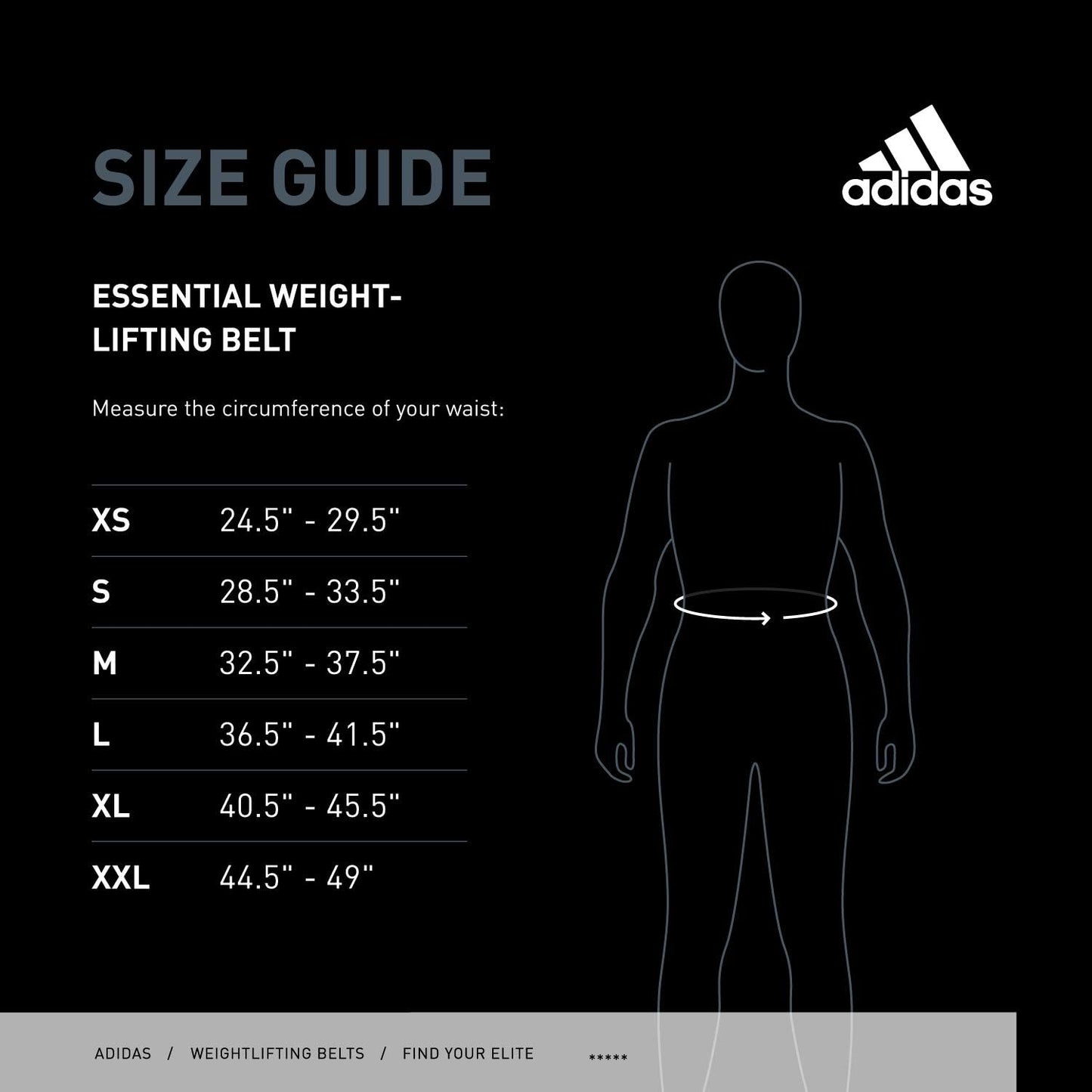 adidas Unisex's Essential Weightlifting Belt