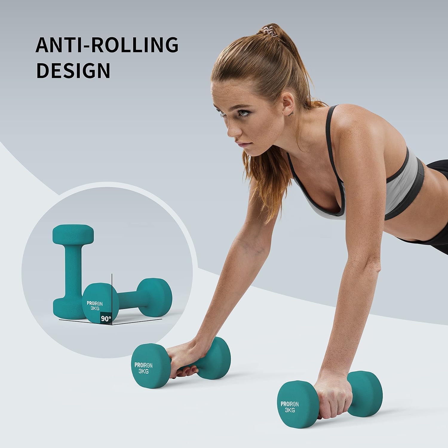 Dumbbells Anti-Slip Neoprene Dumbbell