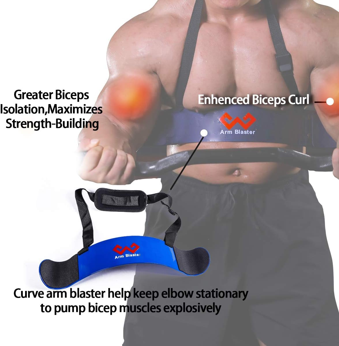 Arm Blaster Bicep Curl Adjustable