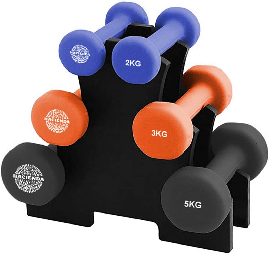 7-Piece 20 Kg Weighted Dumbbell Set 