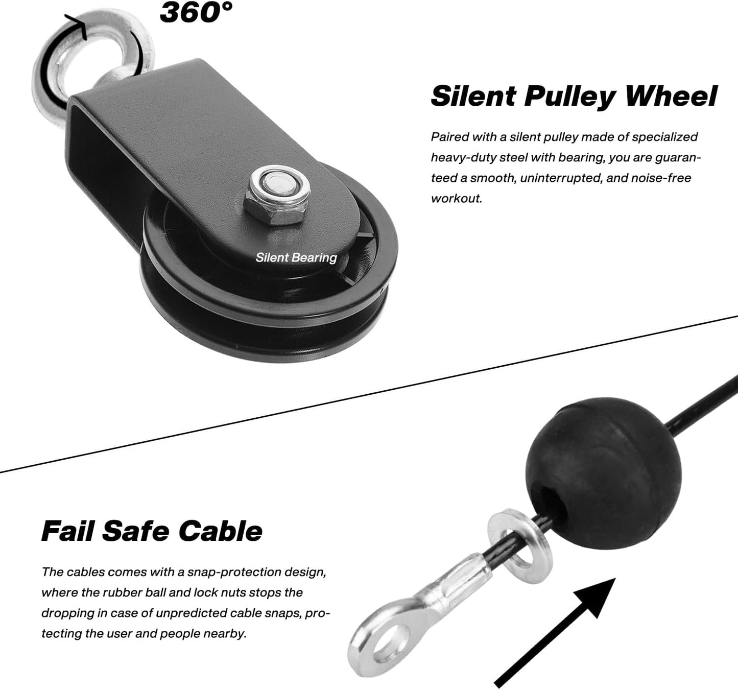 Meteor LAT and Lift Pulley System