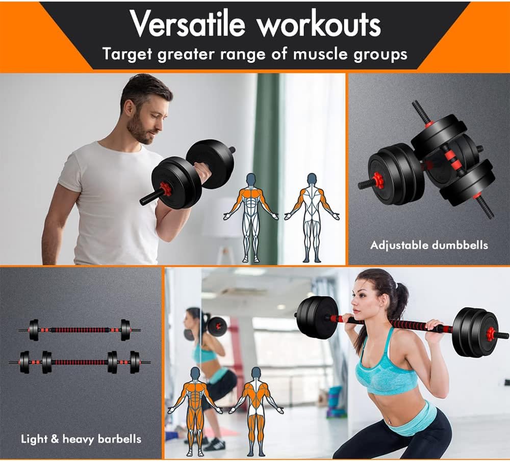 40KG Dumbbell Set 7-in-1