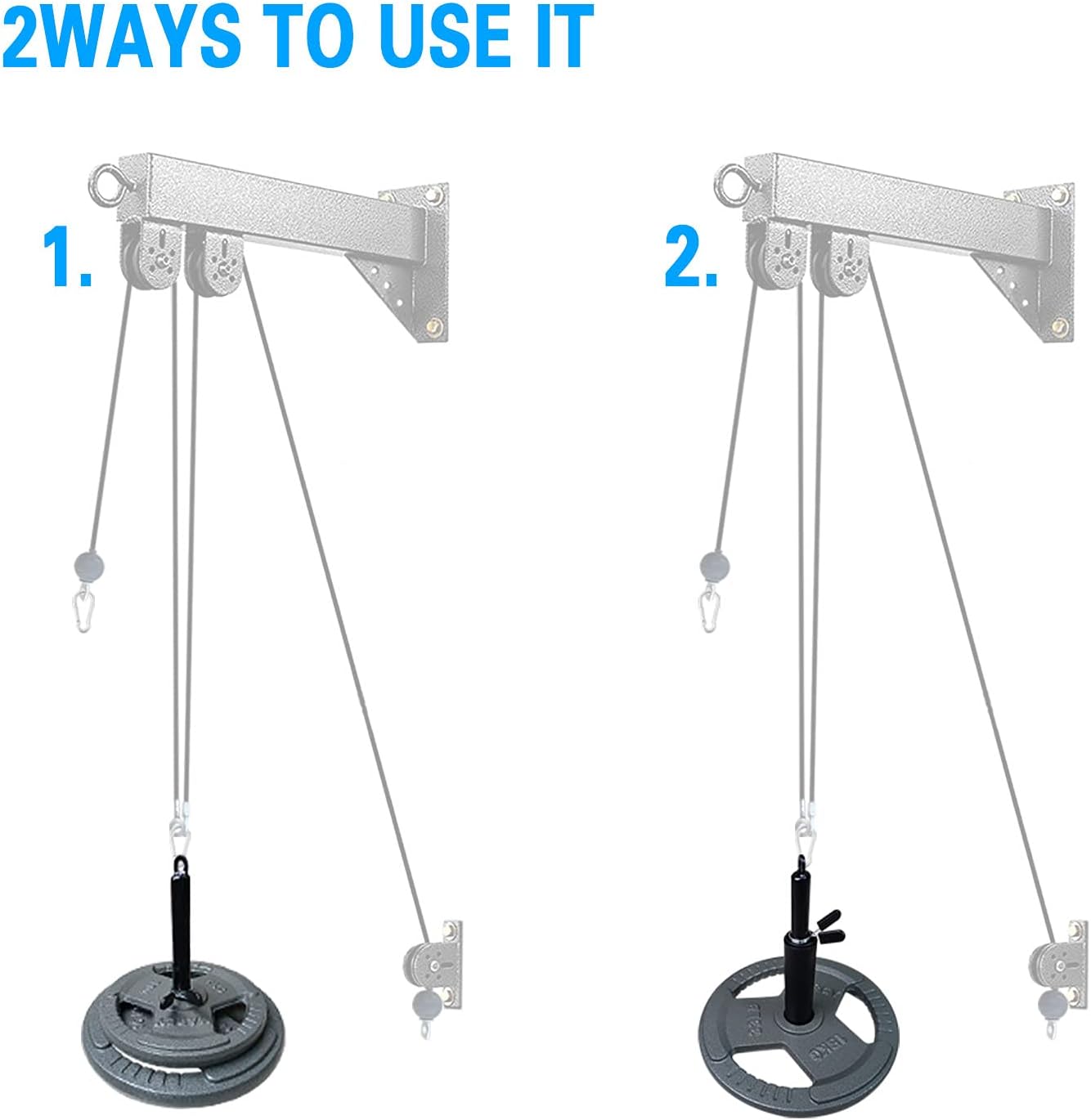 Fitness Loading Pin for LAT Pulldown Cable Pulley System