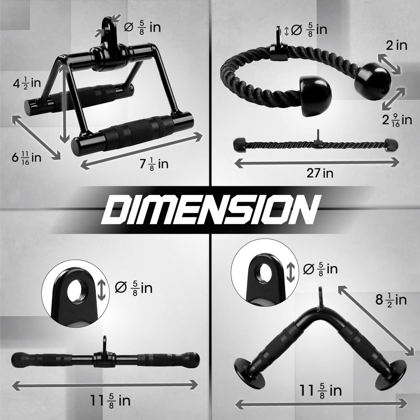 Set LAT Pulldown Attachment