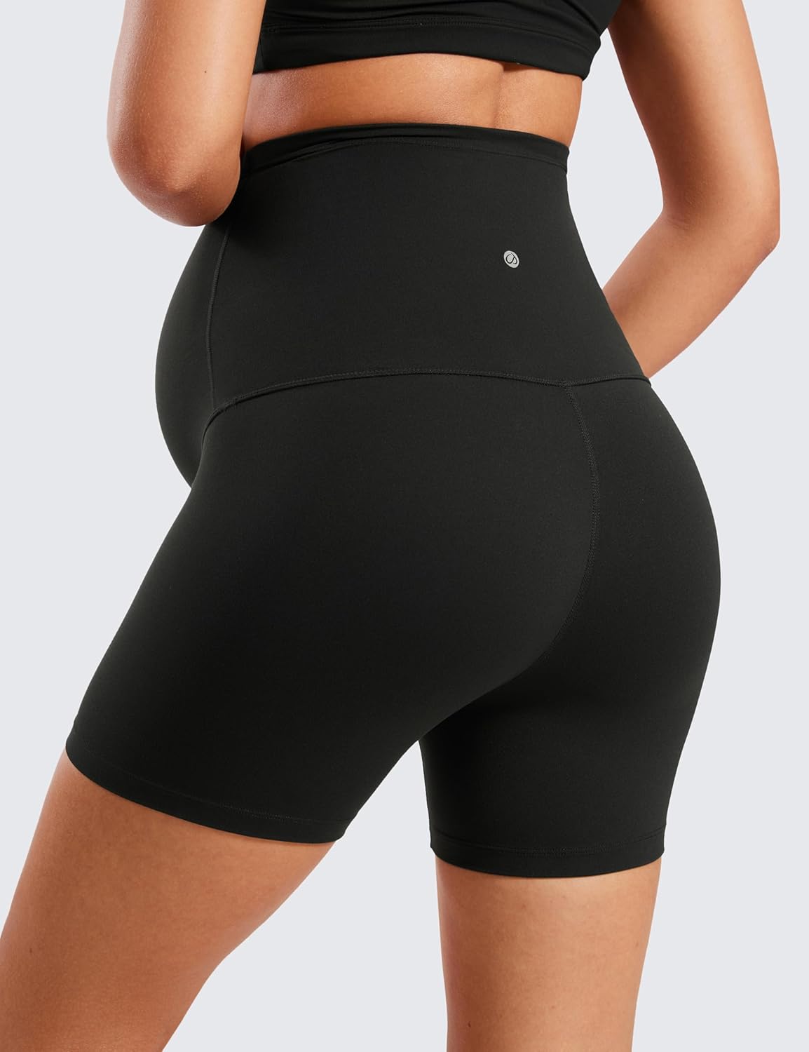 Womens Butterluxe Maternity Yoga Biker Shorts