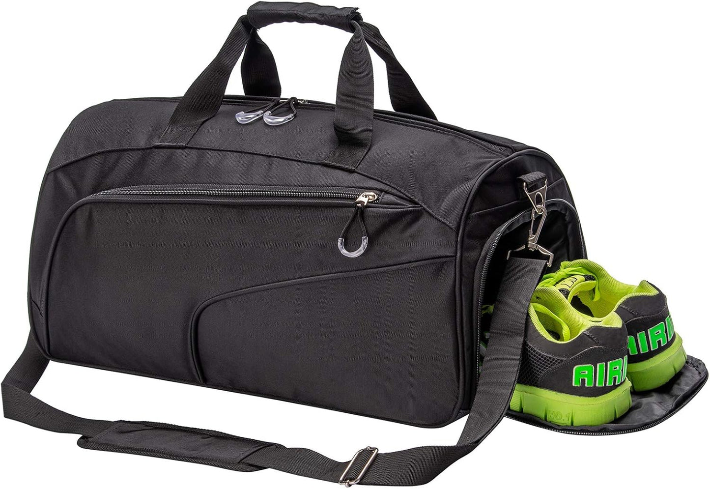 Gym Bag with Shoes Compartment &Wet Pocket