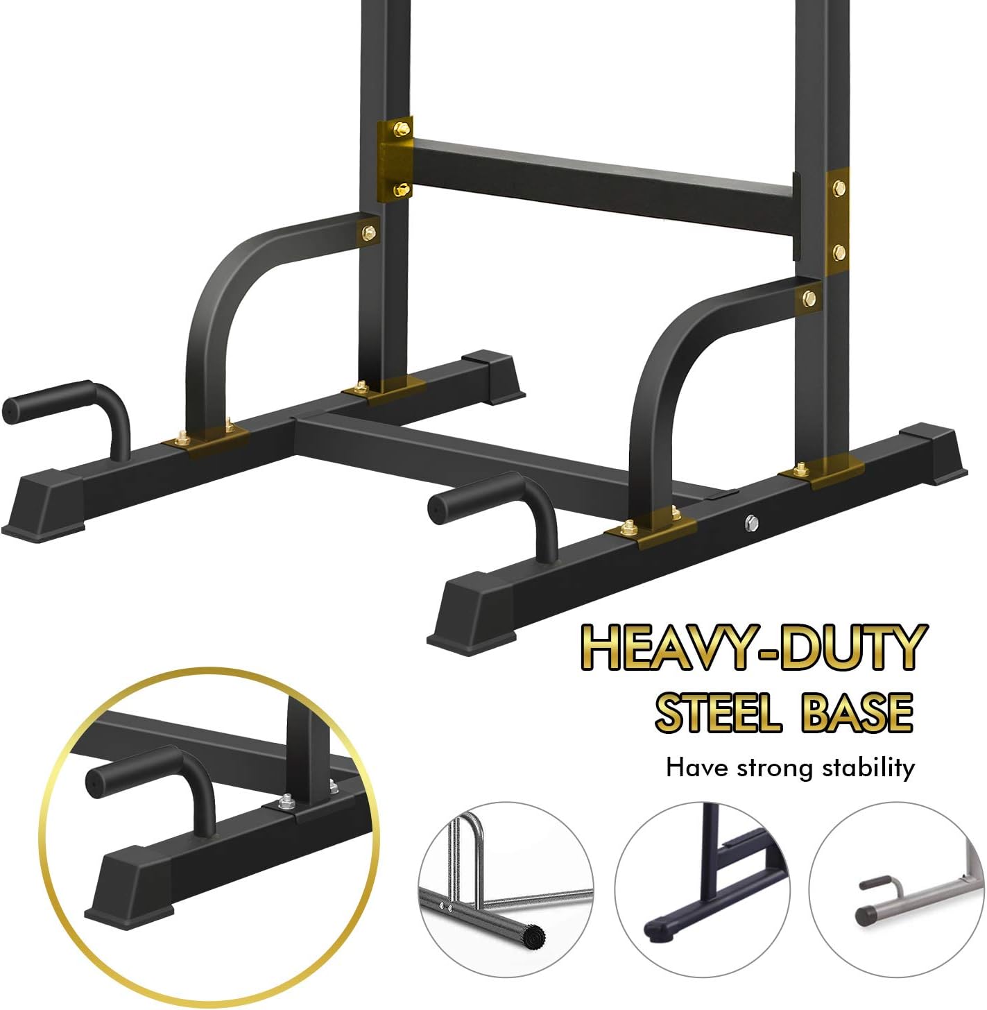 Dip Station Adjustable Multi-Function Home Gym Fitness Equipment