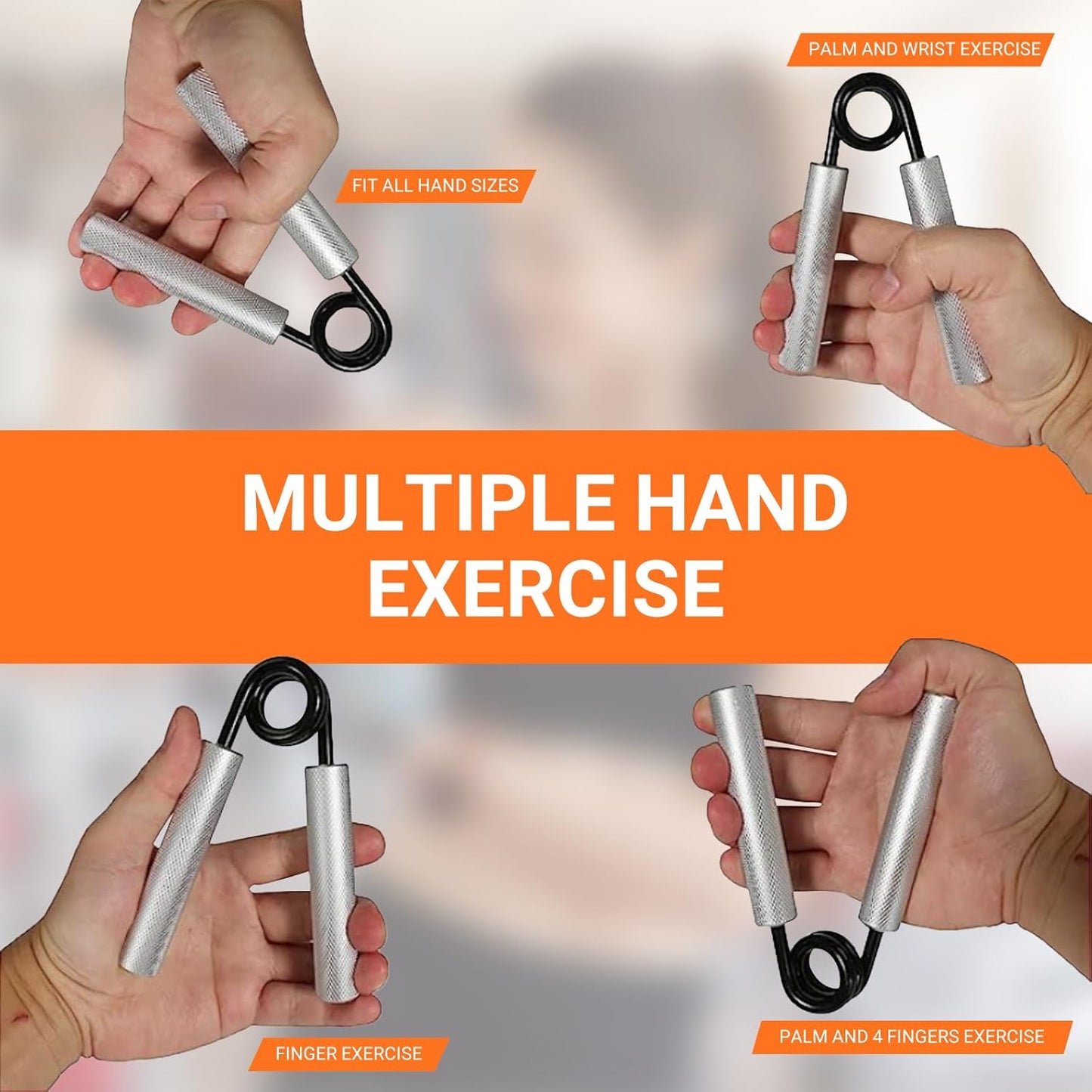 Grip Strength Trainer Set, 23-158 kg