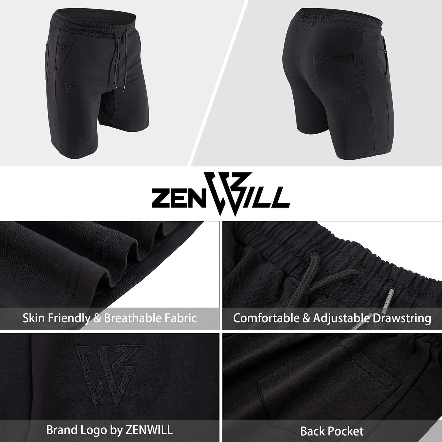 Mens Gym Running Shorts