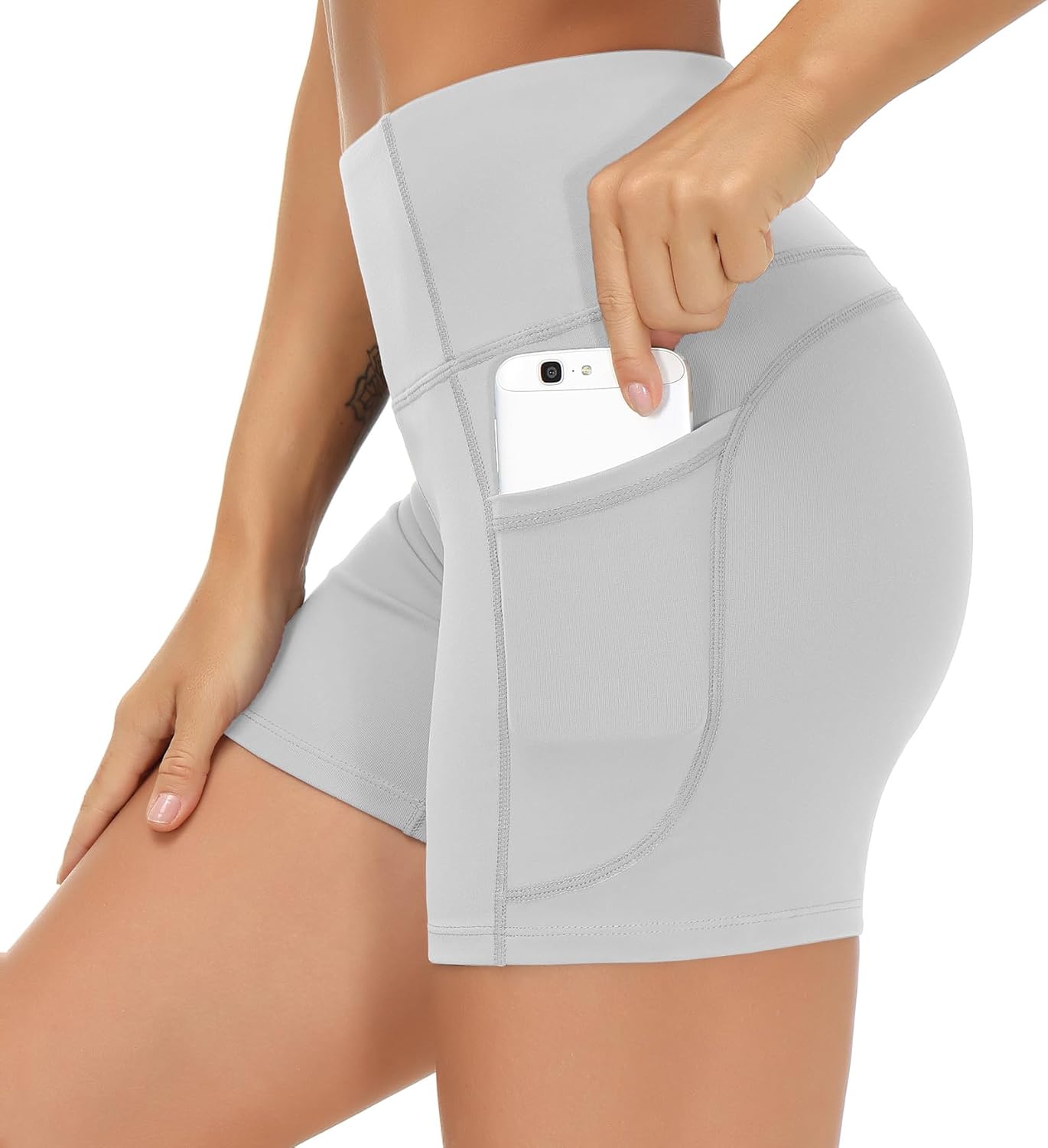 High Waist Yoga Shorts for Women's