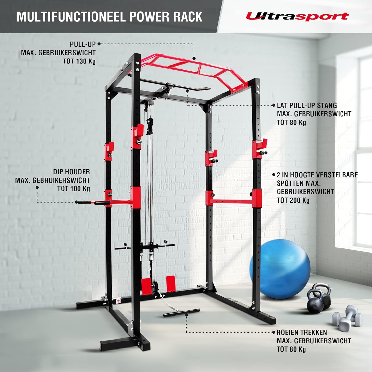 Power Fitness Multifunctional Rack 