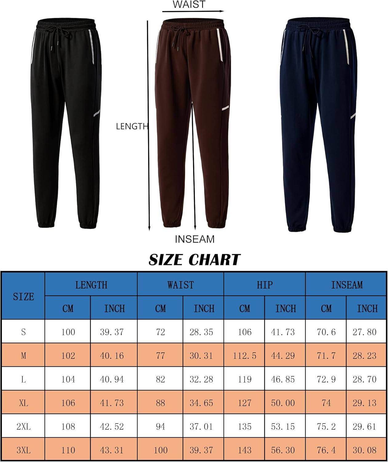 Men’s Sweatpants with Zipper Pockets