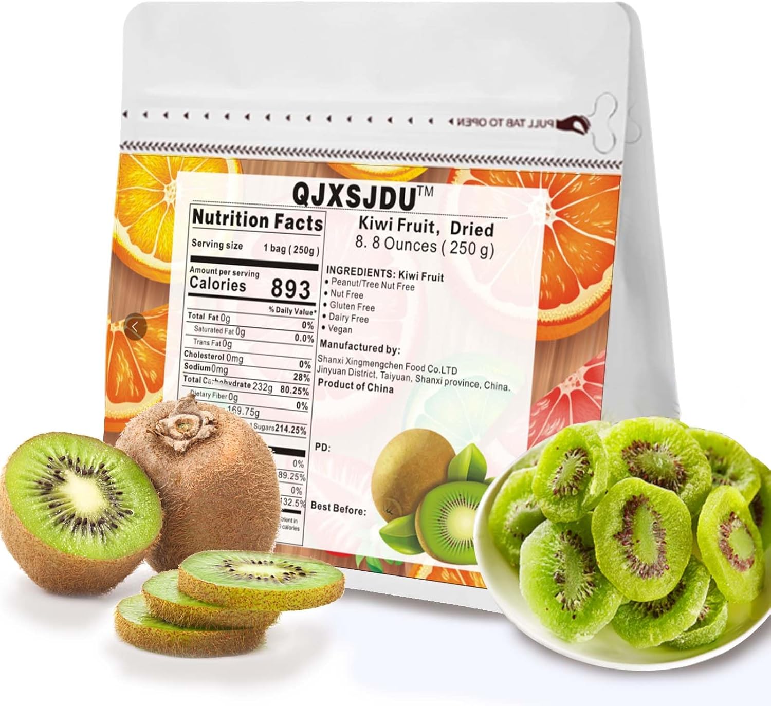 Kiwi Fruit Dried Snacks 