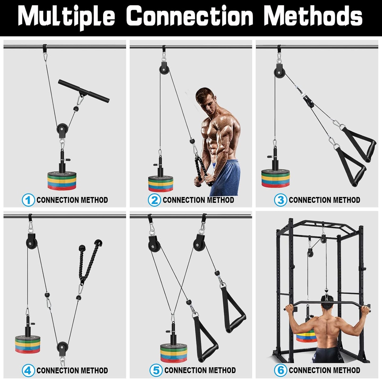 Pulley Attachments for Gym LAT Pull Down