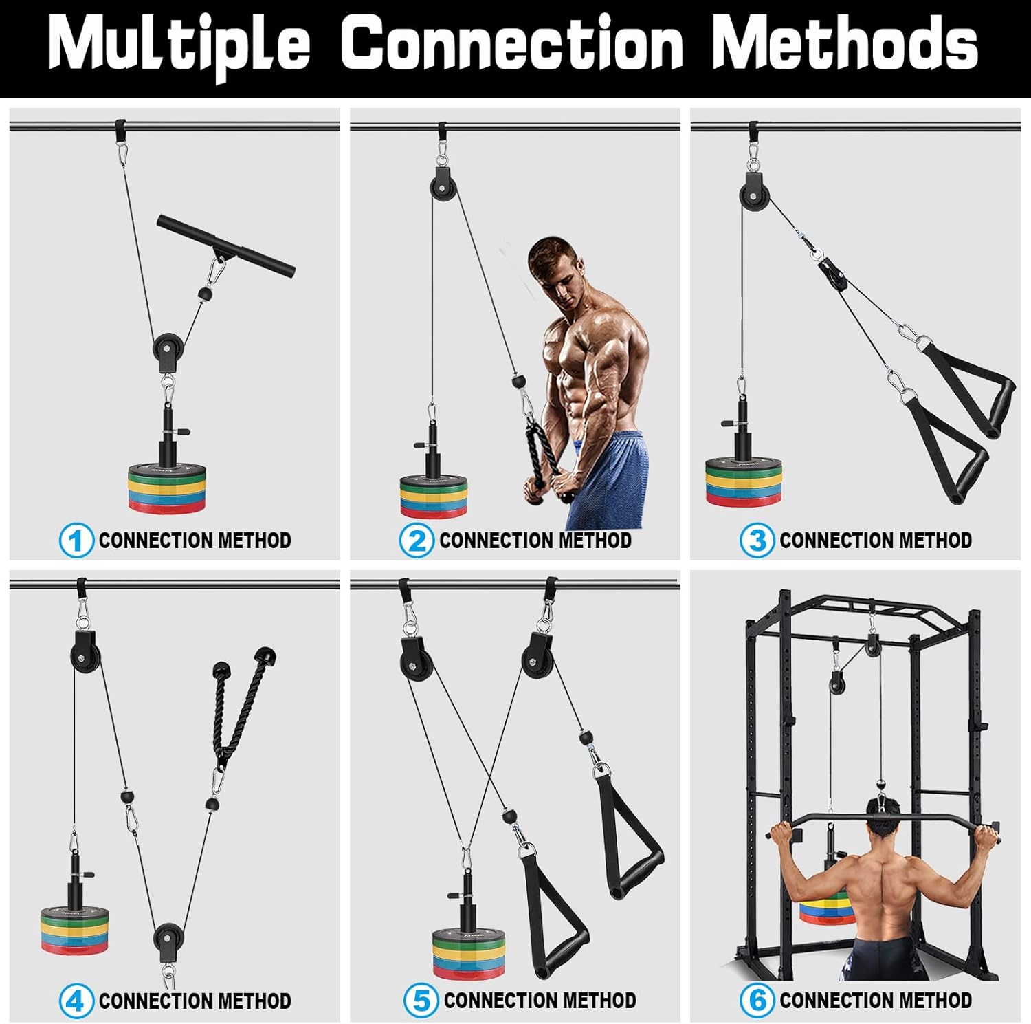 Pulley Attachments for Gym LAT Pull Down