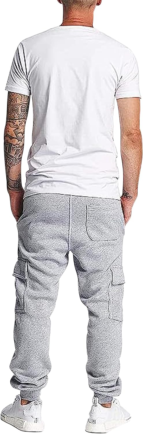 Men's Active Basic Jogger Fleece Pants