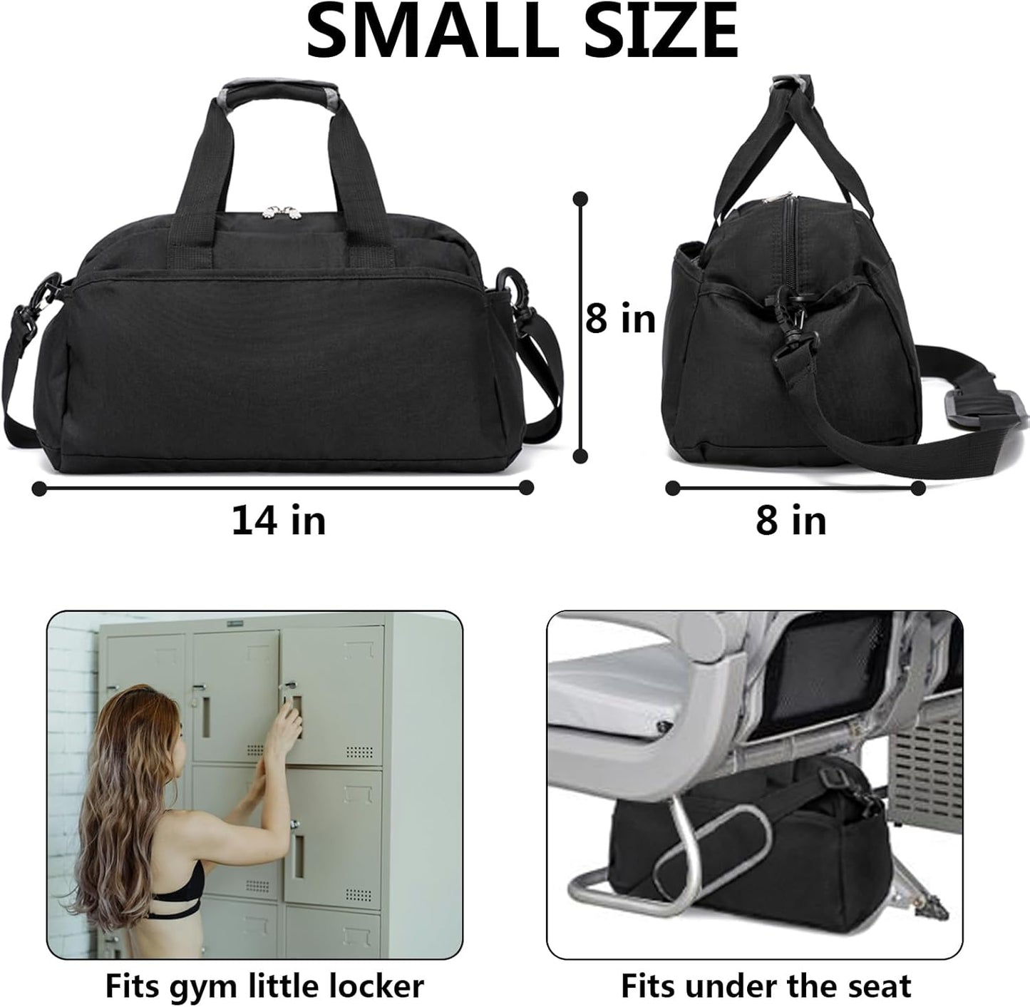 Small Gym Bag for Women & Men