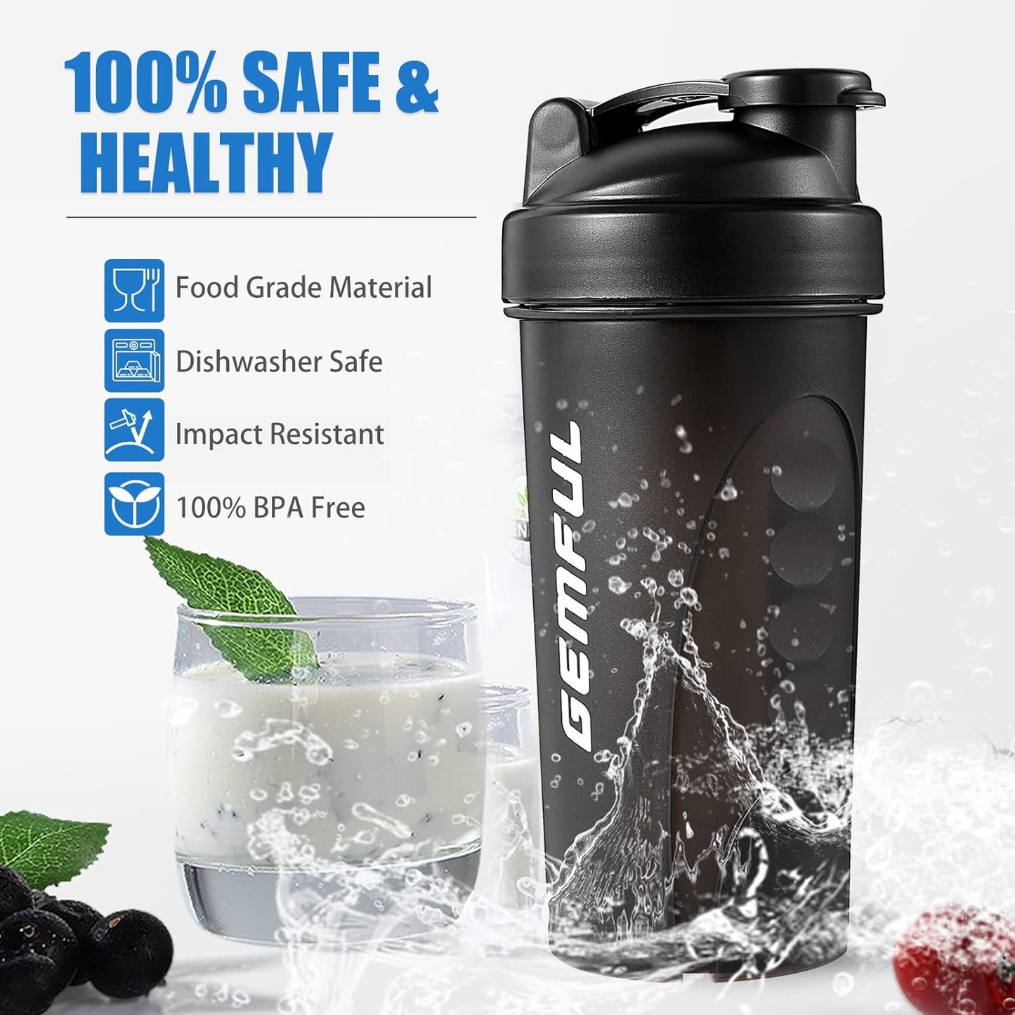 Shaker Bottle for Protein Mixes