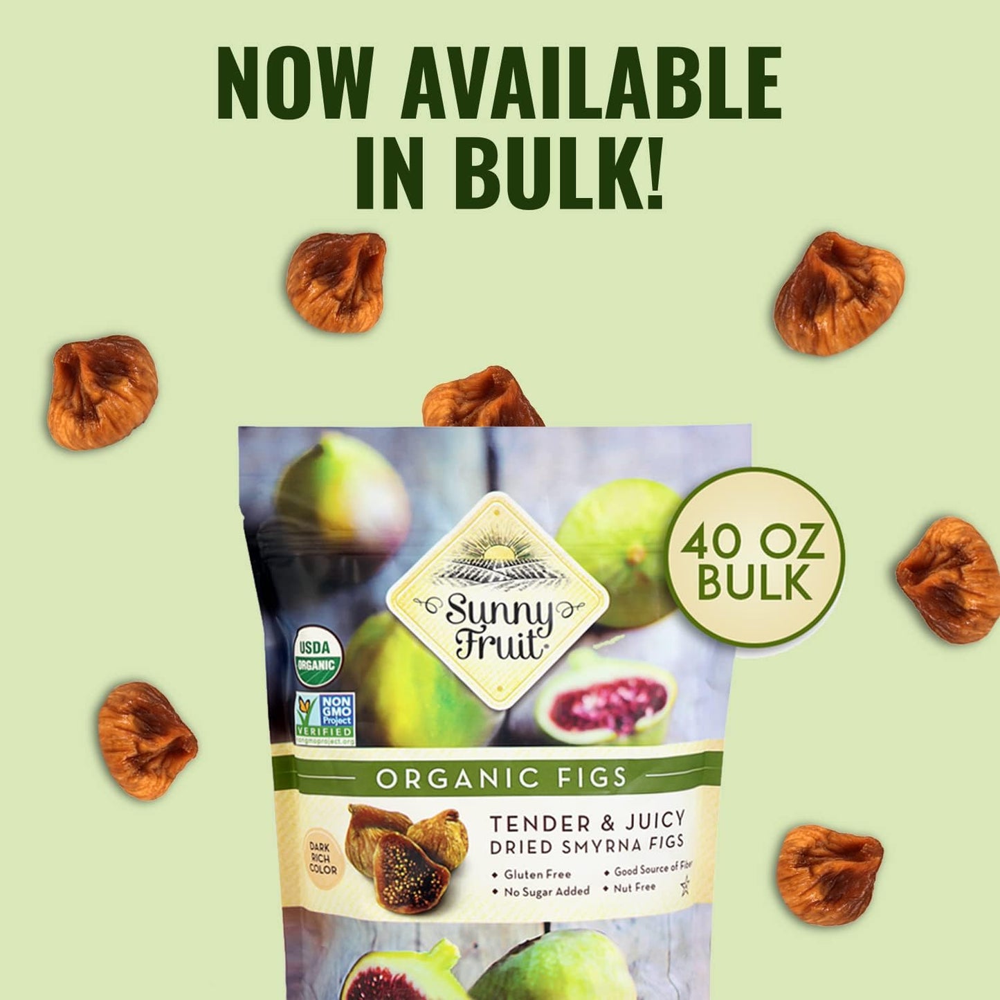 Soft Organic Turkish Dried Figs