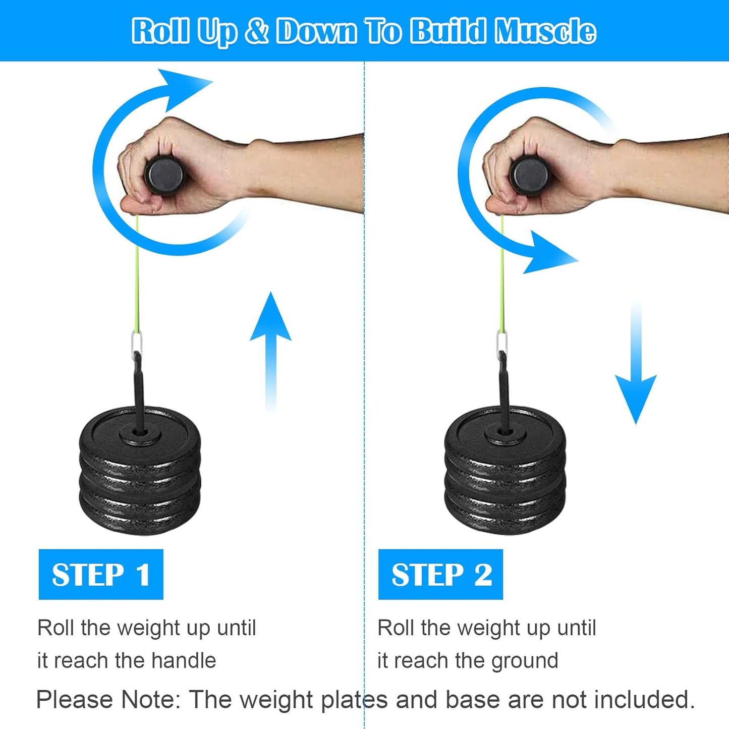 Forearm Wrist Roller Fitness Blaster